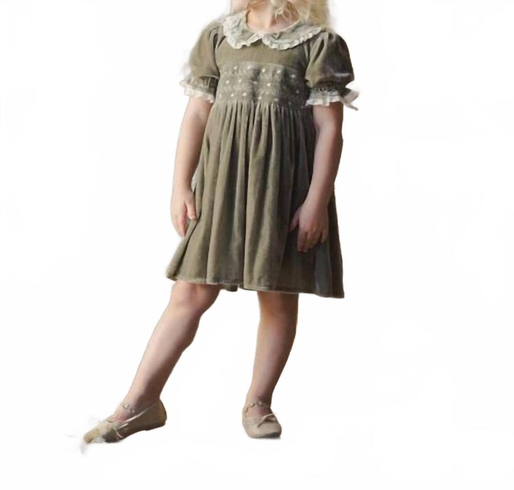 NEW NORALEE elizabeth dress in pine